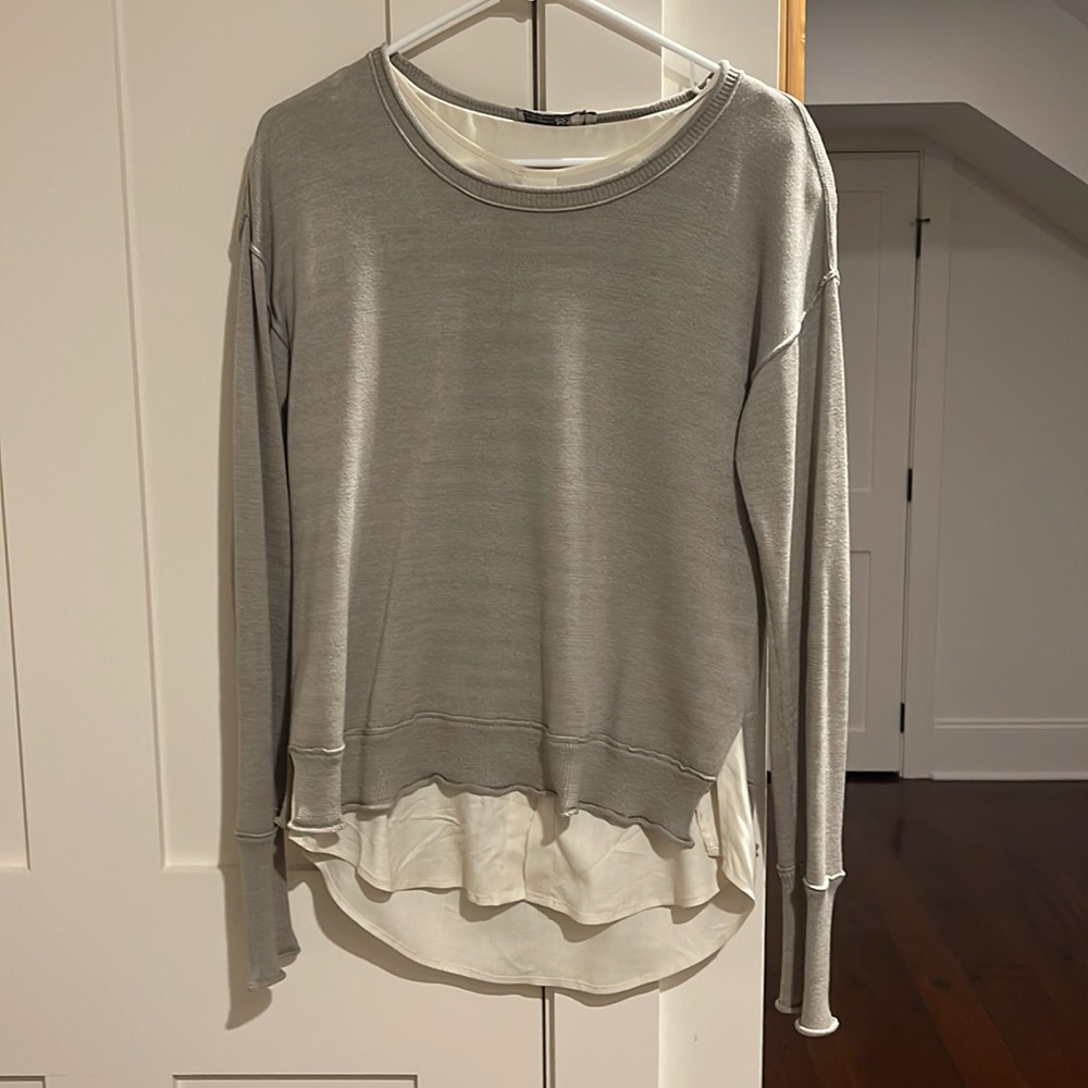 Gosilk layered sweater - washable silk SMALL